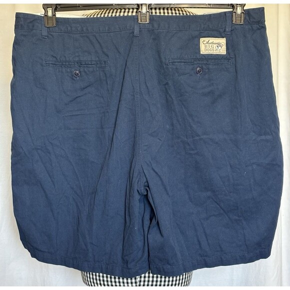 Big Dogs Vintage 90s Mens 3X Cotton Stretch Waist Shorts Navy - Picture 3 of 10